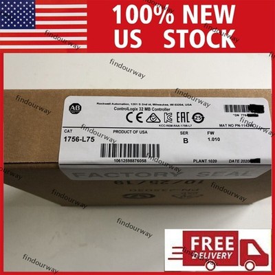 [US Seller] AB 1756-L75 /B ControlLogix Logix5575 Processor 32 MB Controllers