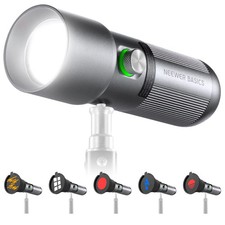 NEEWER FL10 LED Video Light 10W Photography Flashlight 4 Colors 20 Gobos
