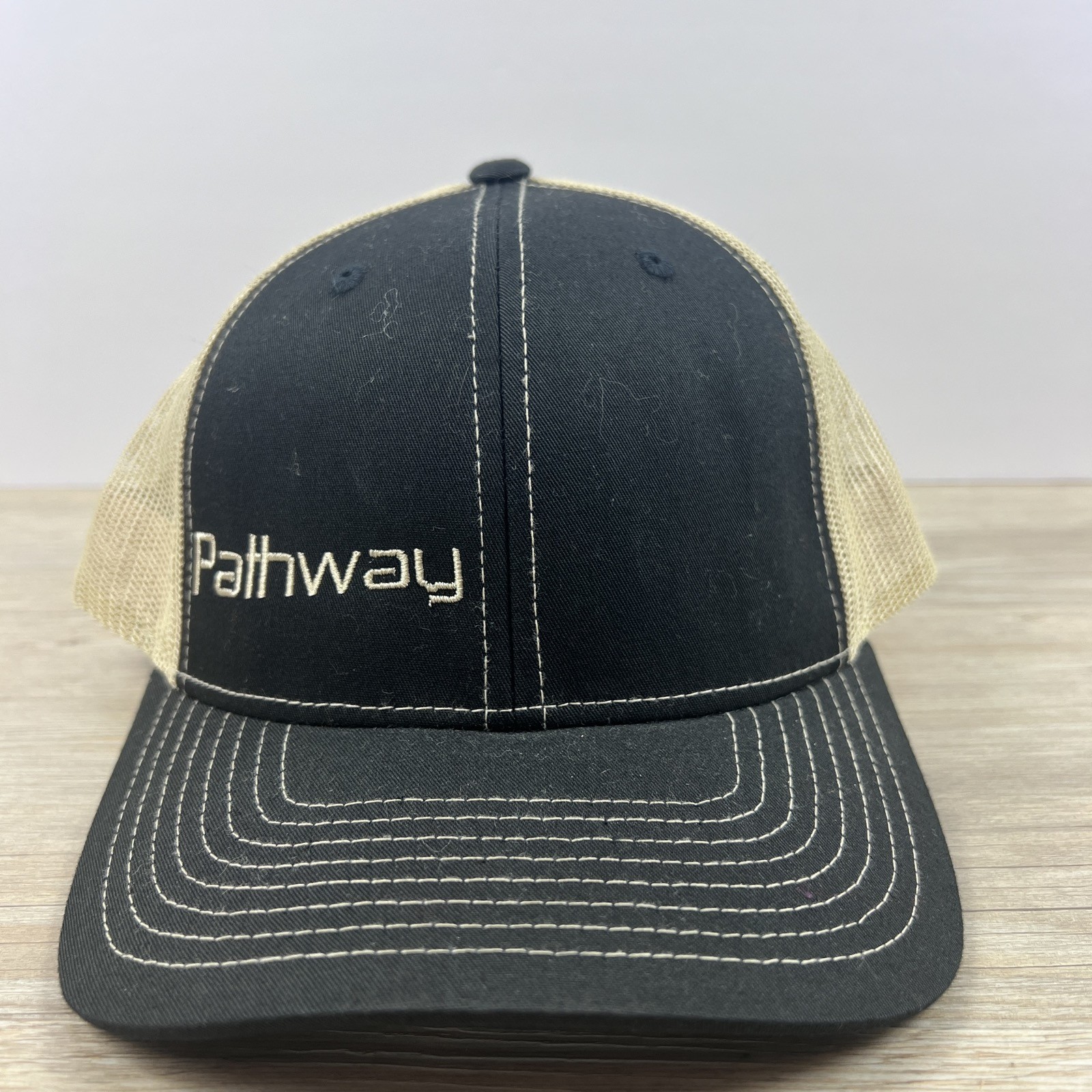 Pathway Snapback Hat Black Adjustable Hat Adult F… - image 1