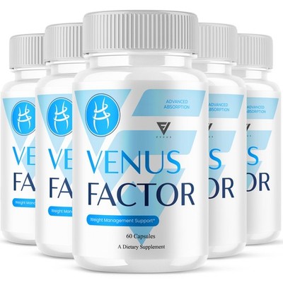 (5 Pack) Venus Factor Capsules, Venus Factor Advanced Formula (300 Capsules)