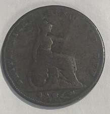 King George IV 1826 Half Or Penny Coin British Coin Great Britain