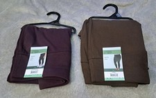 Lot of 2 Terra  Sky High Rise Fitted Leggings/Capri 3X 24W-26W Plus Size NWT