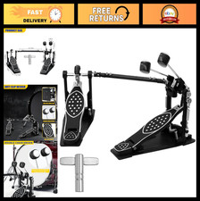 Ultra-Responsive Double Bass Drum Pedal, Dual...