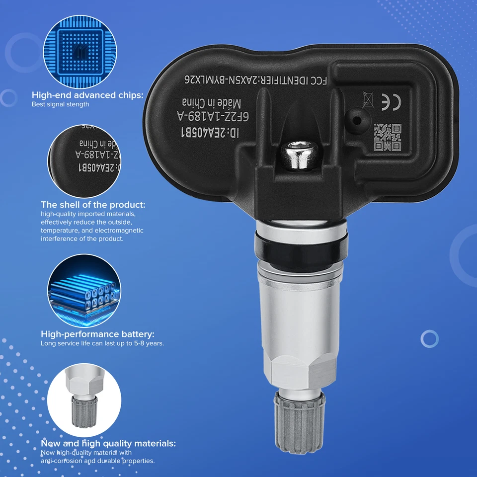 4x Tire Pressure Monitoring Sensor Direct Kit For Mazda B3000 2007-2011 Foto 4 de 4