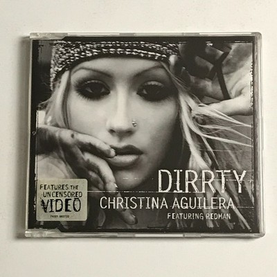 Christina Aguilera Featuring Redman   Dirrty CD Sin 2002   74321 96272 2 EX/EX