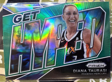 DIANA TAURASI - 2022 Panini Prizm WNBA Get Hyped Green Prizm #14