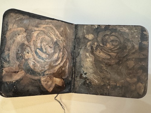 “I Never Promised” Raw Art Journal Original Handmade Art Journal - 10 Pages. - Picture 3 of 7