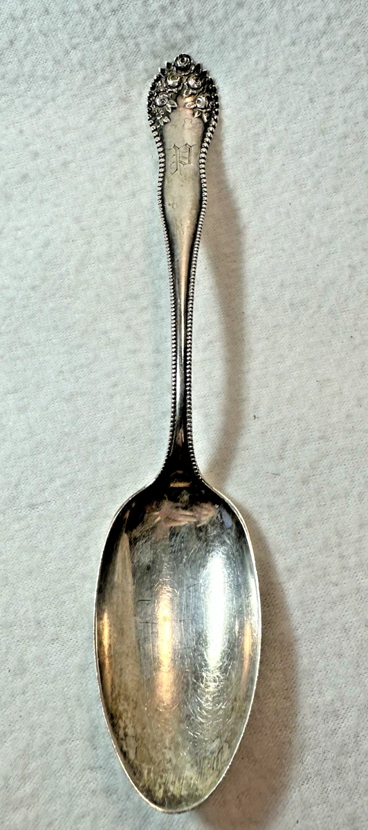 Rose Antique US Sterling Silver Serving Spoons for sale | eBay