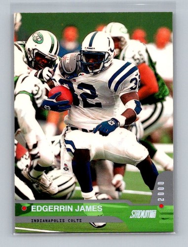 Edgerrin James #100 2000 Stadium Club card