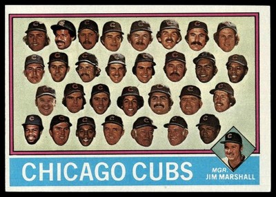 1976 Topps #277 Chicago Cubs / Jim Marshall TC, MGR, CL