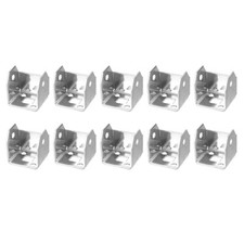 10pcs U Bracket for 1.18" Panels, 26x30x30mm Metal U Shaped Fasteners Brackets