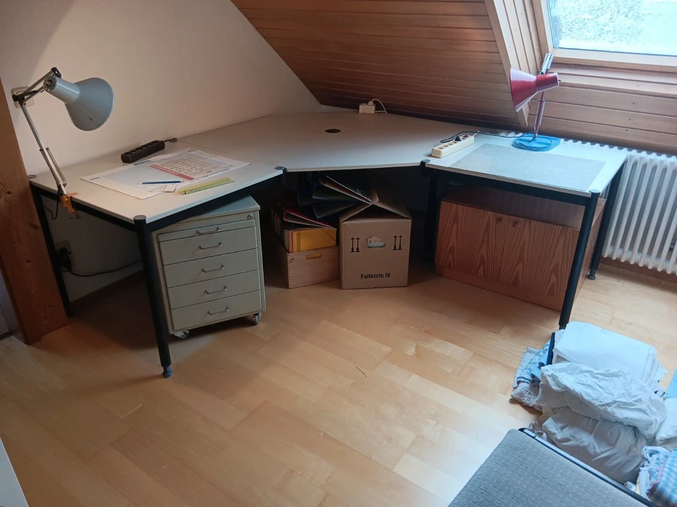 Eck-Arbeitstisch IKEA Büromöbel