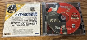 Resident Evil 2 (Sega Dreamcast, 2000) CIB - COMPLETE Manual & REG TESTED WORKS