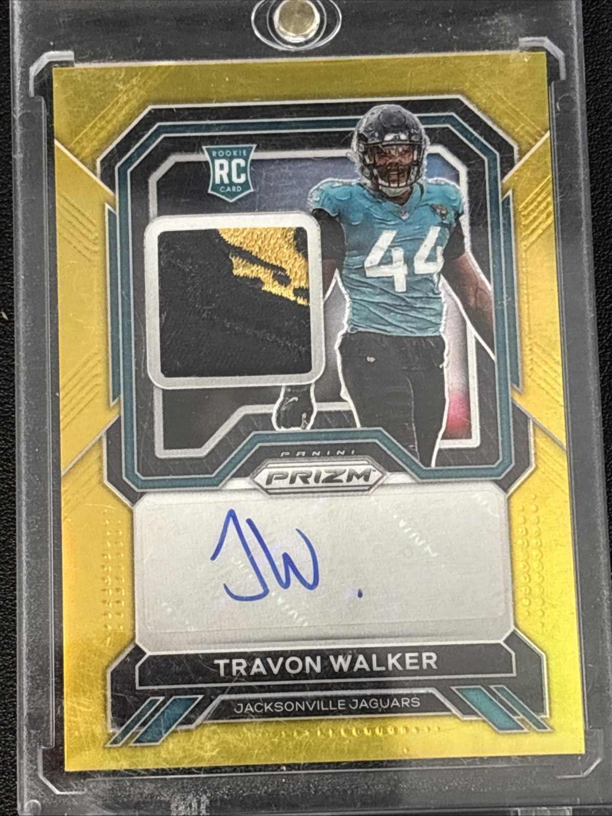 2024 Panini Prizm Travon Walker Gold Patch Auto /10