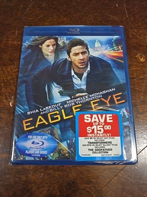 Eagle Eye (Blu-ray Disc, 2008) NEW
