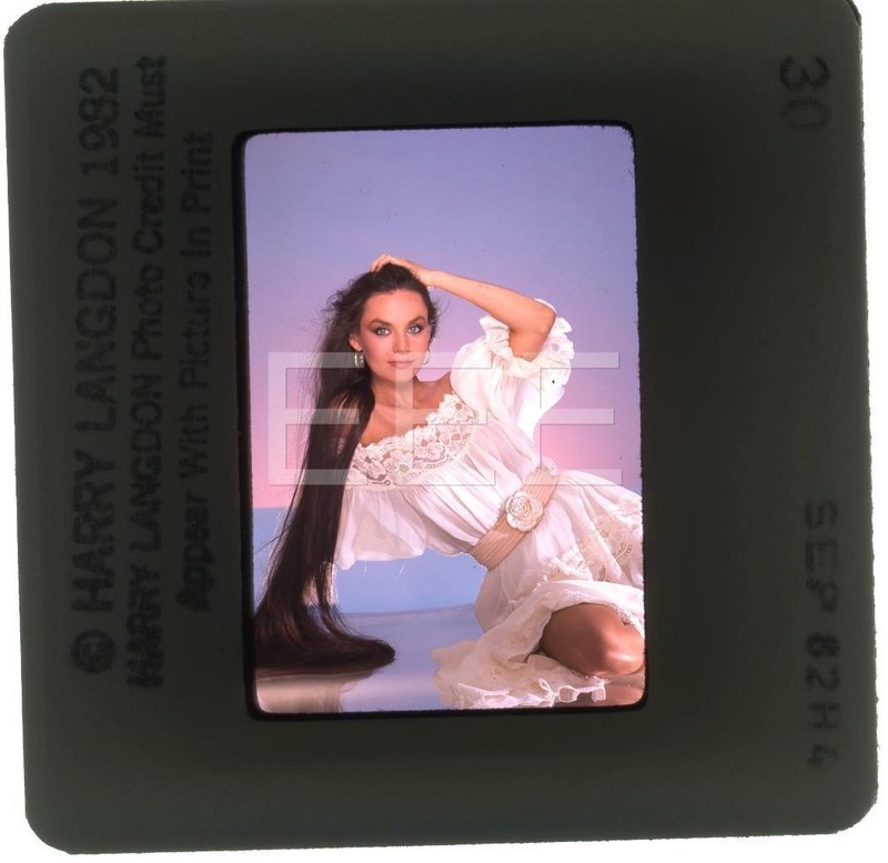 Crystal Gayle Country Folk Music Singer Harry Langdon Transparency w/rights 692E