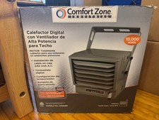 Comfort Zone 10000 Watt 240 Volt Industrial Ceiling Mounted Heater With Remote