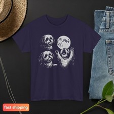 Shih Tzu T-Shirt Moon Graphic Cute Dog Lover Gift Unisex Pet Tee Gift for Her