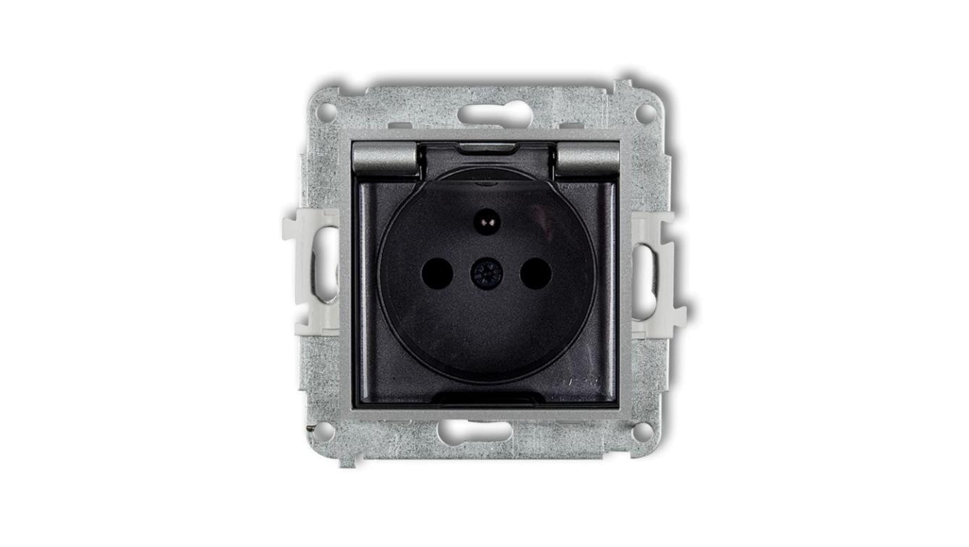 Splashproof Socket with/u IP44 with Covers MINI 7MGPB-1zdp