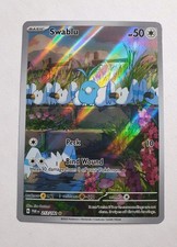 Pokemon Swablu 213/182 SV04 Paradox Rift Illustration Rare Holo Full Art EN