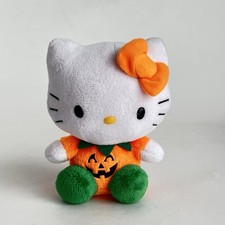 TY Beanie Babies Holiday Hello Kitty in Pumpkin Costume 6" Plush - 2012