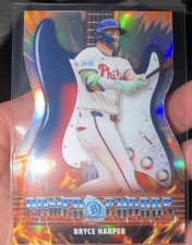 Bowman Chrome Power Chords Bryce Harper Philadelphia Phillies Baseball Card