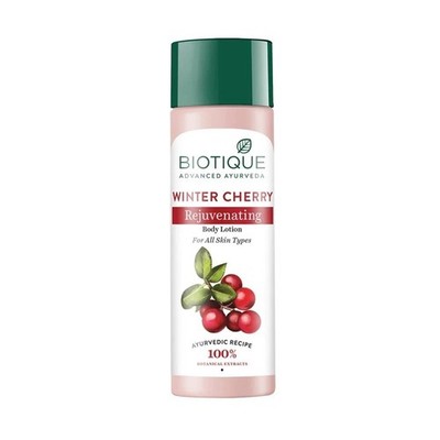 Biotique Winter Cherry Body Lotion für alle Hauttypen, 190 ml