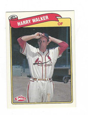 1989 SWELL BASEBALL HARRY WALKER #34