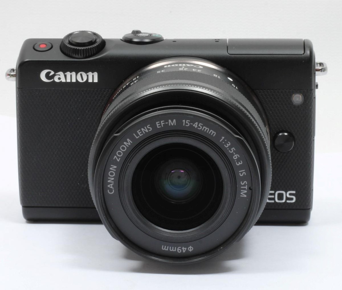 Canon EOS M100 Mirrorless Camera w 15-45mm + 55-200mm Lens Box