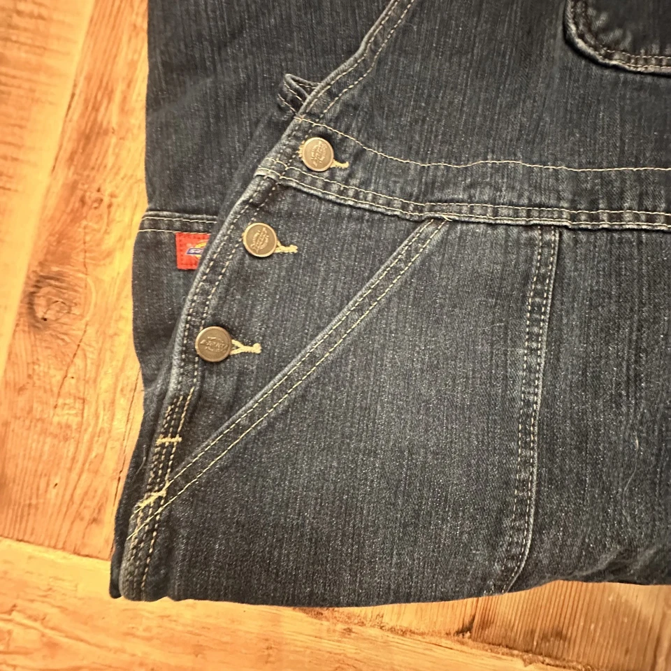 Dickies мужской джинсовой ткани нагрудники плотник джинсы комбинезон регулируемые ремни размер Sm Reg - Изображение 3 из 4