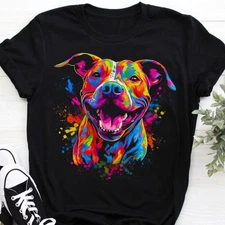 Pitbull Dog Pop Art Pullover Hoodie Pitbull T Shirt - Gift for Dog Lovers - F...