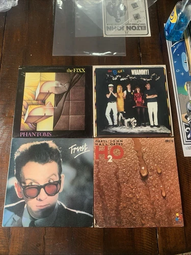 B-52's Whammy! Hall Oates H2O The Fixx Elvis Costello Record Vinyl Lot VG+/VG+