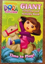 Dora the Explorer Giant 16"x11" Activity 2013 Time to Play Coloring Book