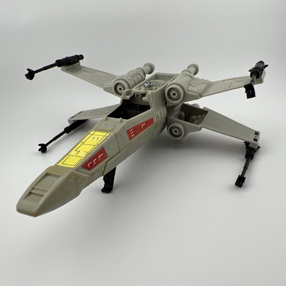 Vintage Star Wars 1982 Micro Collection X Wing Fighter Vehicle Missing Canopy - Image 4 of 4