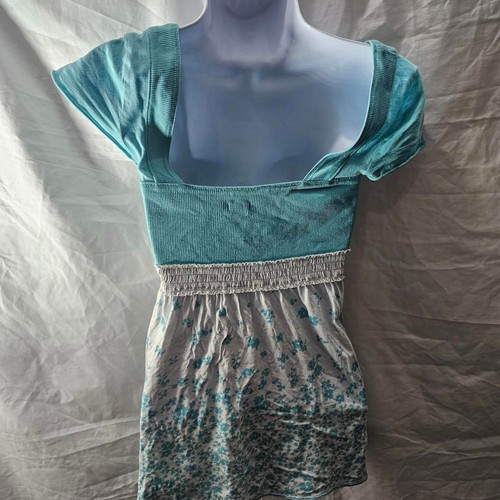 Vintage y2k abercrombie blue coquette babydoll top - Bild 3 von 5