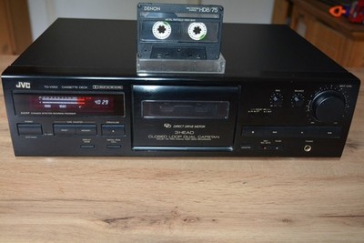 JVC TD-V562 3 Head Kassettendeck Doppel-Capstan + DENON HD8/75 METAL Tape