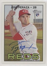 2016 Topps Heritage High Number Real One Auto Jose Peraza #ROA-JP Auto h3a