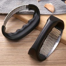 Stainless Steel Manual Garlic Mincer, Multi-functional Kitchen Tool, Crushes Gar