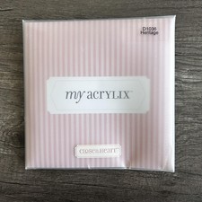 Close To My Heart My Acrylix Heritage D1036 Clear Stamps Scrapbook Family Quotes