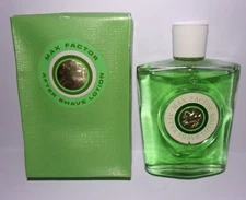 Vintage Max Factor For Men After Shave Lotion 4 OZ Full with Box