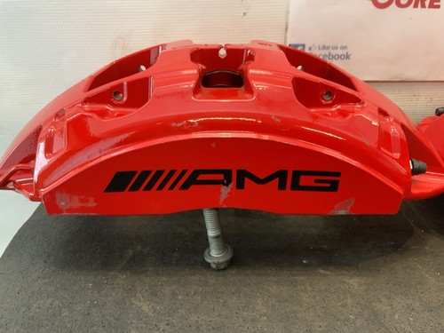 Par de pinzas de freno delanteras Brembo OEM Mercedes-Benz G63 GLS GLE AMG W463 X167 W167 - Imagen 2 de 18