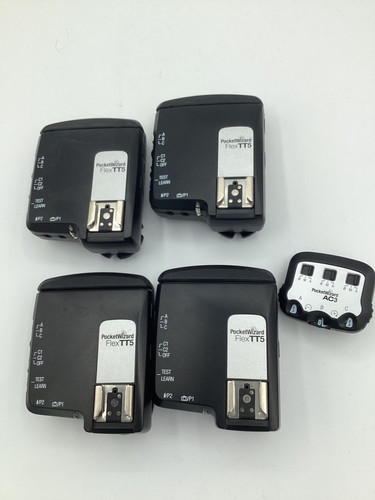 Qty of 4 Pocket Wizard FLEX TT5  and QTY 1 of AC3 Nikon - USED