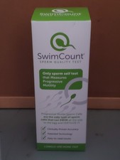  BB 07/27 SwimCount Male Fertility Sperm Quality Home Test 1 Single Use 