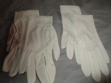 White Gloves Miss Aris VTG NEW Never Worn 2 Pair
