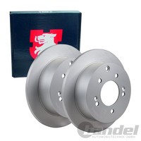 2X JP Group Bremsscheiben Ø262Mm Voll Hinten Passend FüR KIA Cerato Soul