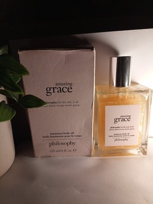 PHILOSOPHY AMAZING GRACE LUMINOUS BODY OIL 4 OZ - NEW
