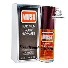 MUSK BY COTY FOR MEN 1.4 OZ 44 ML COLOGNE SPRAY NEW IN BOX