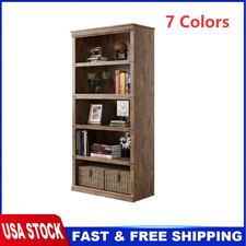 5 Tier Farmhouse Bookcase, 67