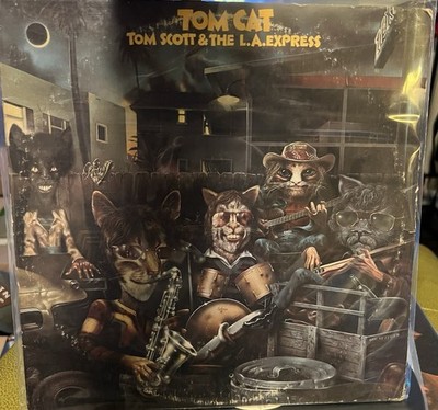 Tom Scott The L.A. Express - Tom Cat 1975 SP Vinyl LP VG /VG Ultrasonic Clean