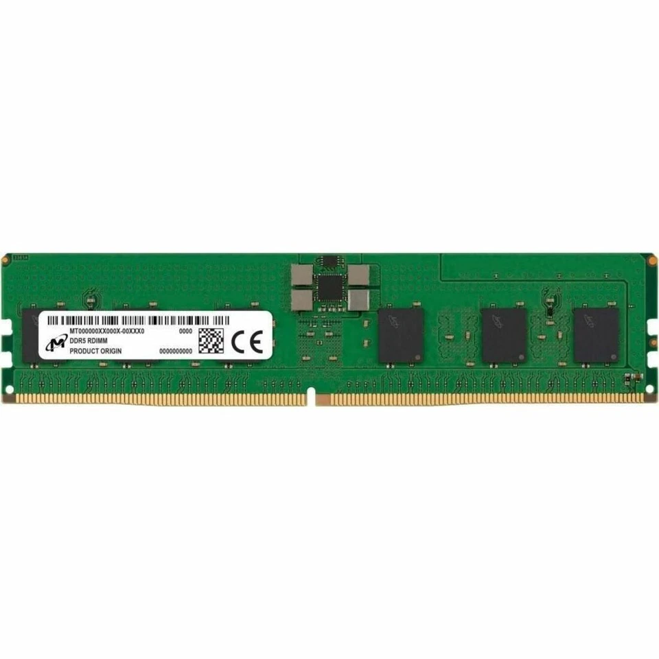 Micron MTC10F108YS1RC48BR DDR5 ECC Registered Memory 24GB 4800MHz 288-Pin - Image 2 of 2